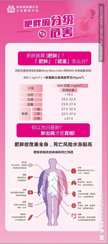 肥胖的分級與危害