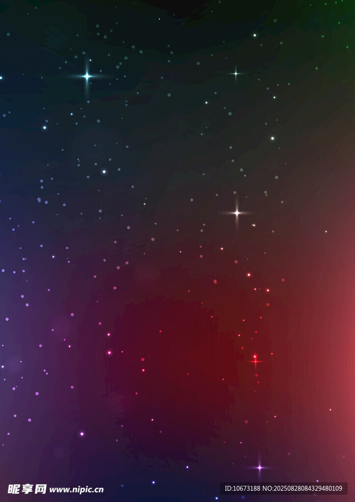 夢(mèng)幻星空背景圖