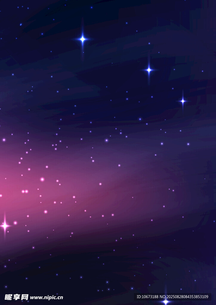 夢幻星空璀璨宇宙景象