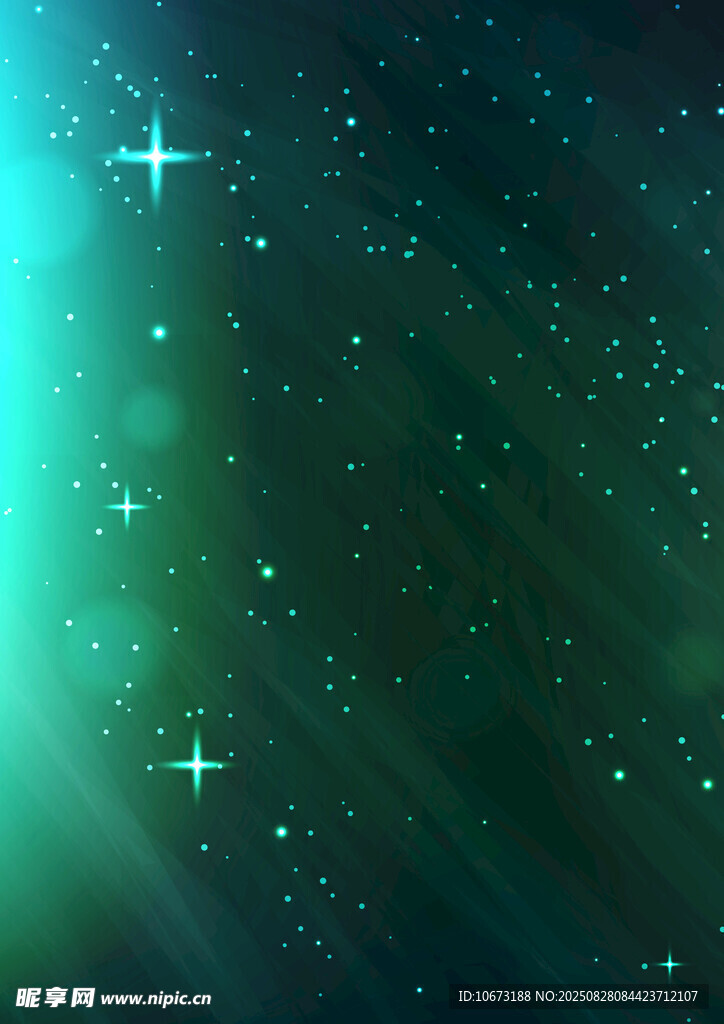夢幻星空閃爍璀璨星光