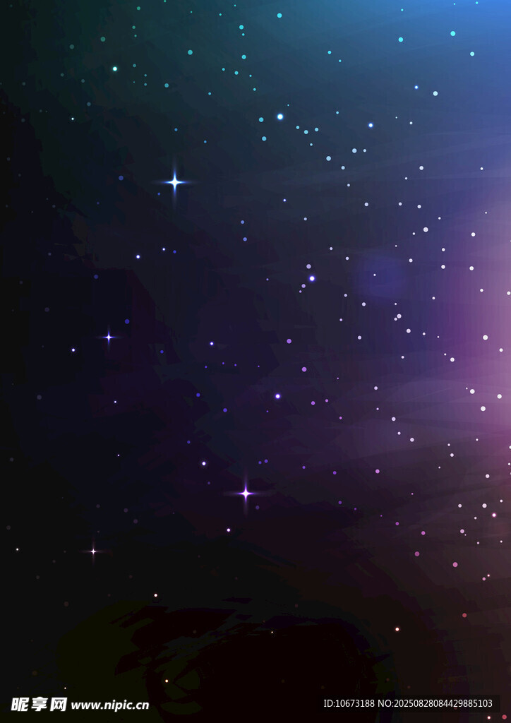 夢(mèng)幻星空夜景