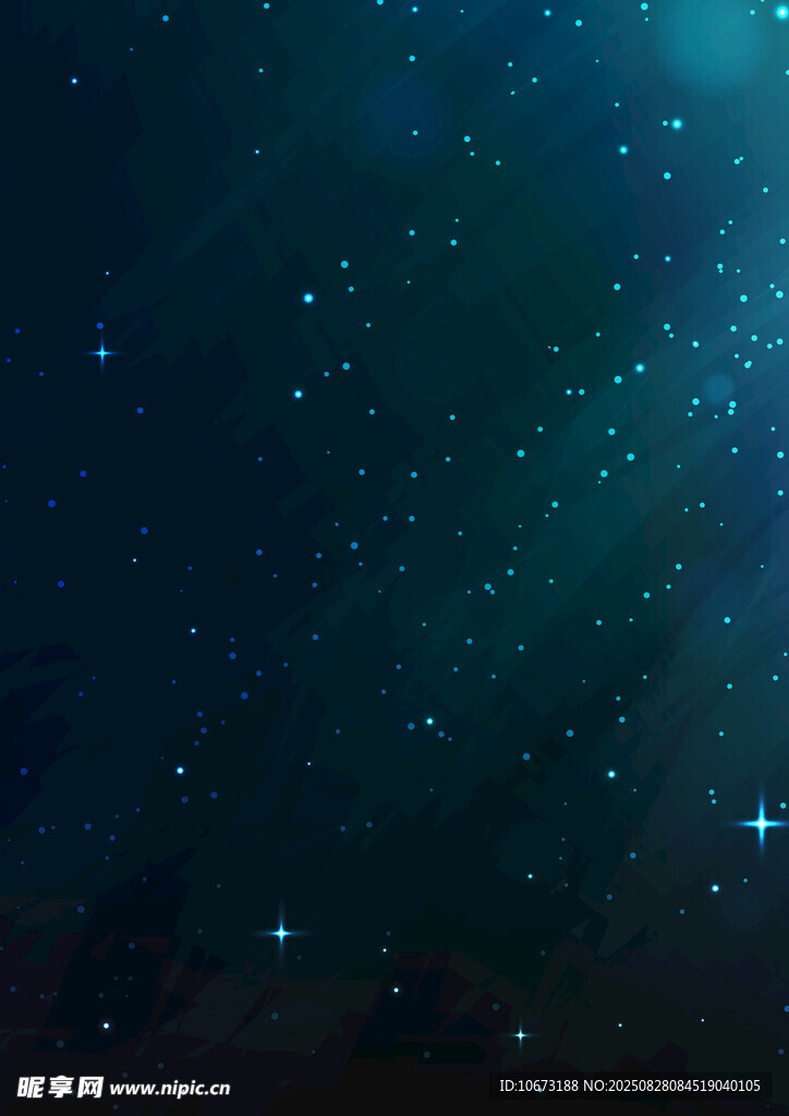 璀璨星空夜景
