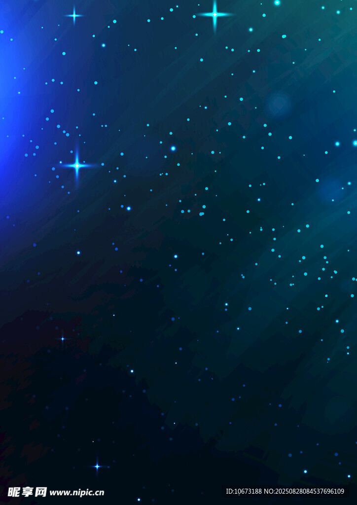 夢(mèng)幻星空背景圖