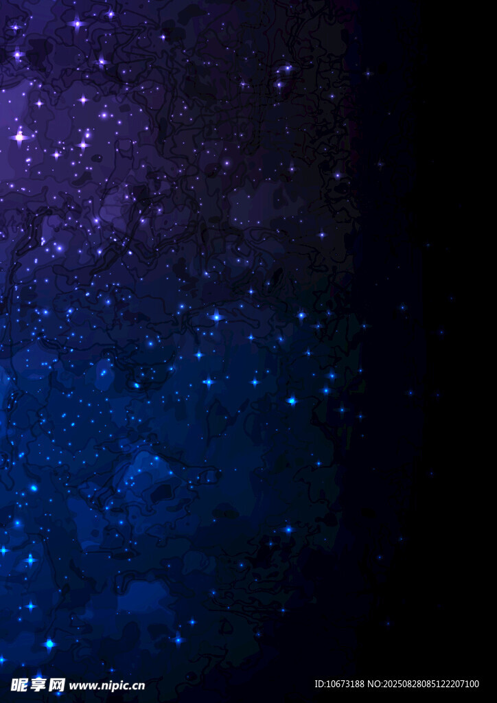 夢幻星空背景圖