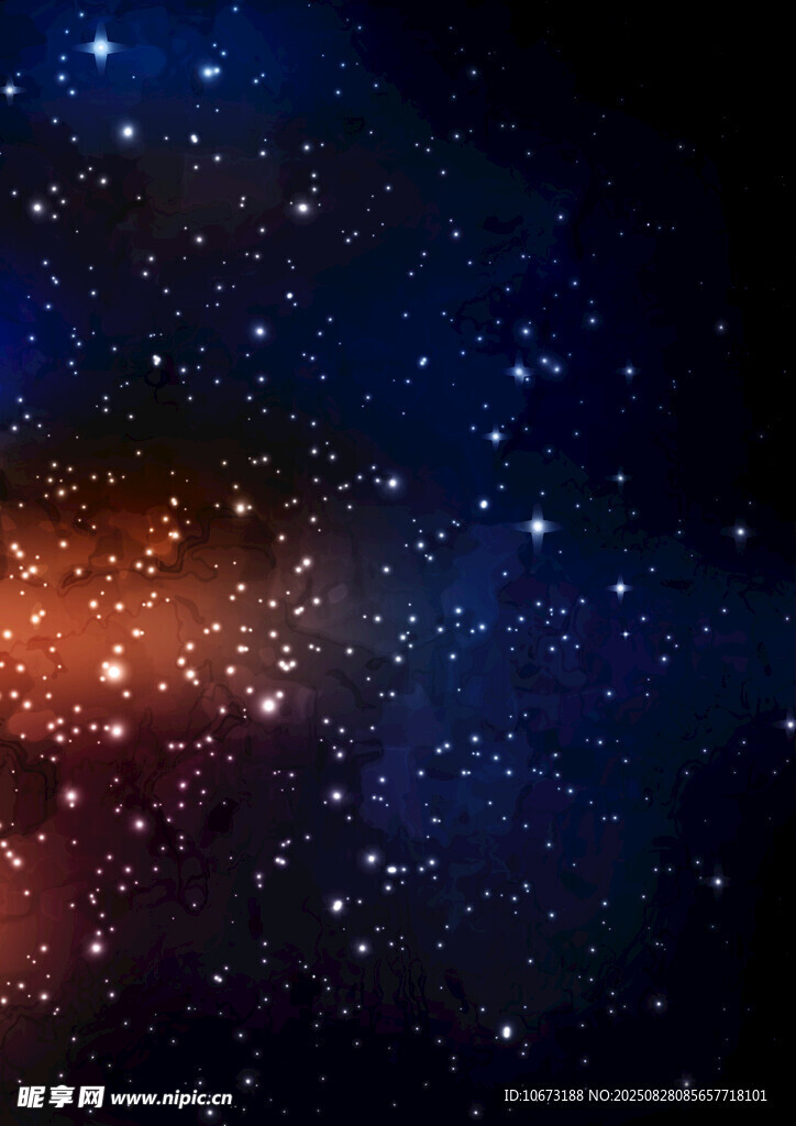 夢幻星空宇宙景象