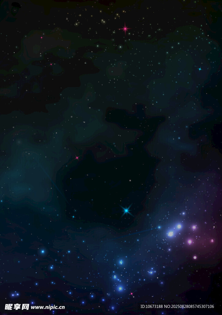 夢(mèng)幻星空夜景