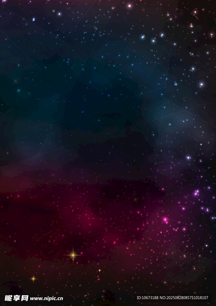 夢(mèng)幻星空背景圖