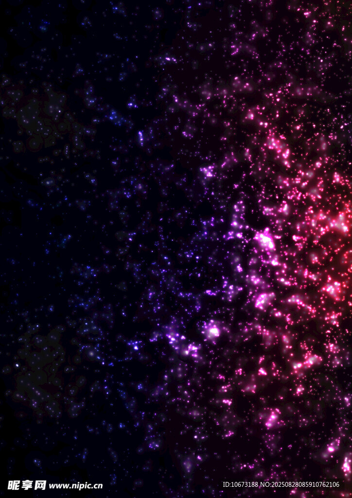 夢(mèng)幻炫彩星空粒子效果