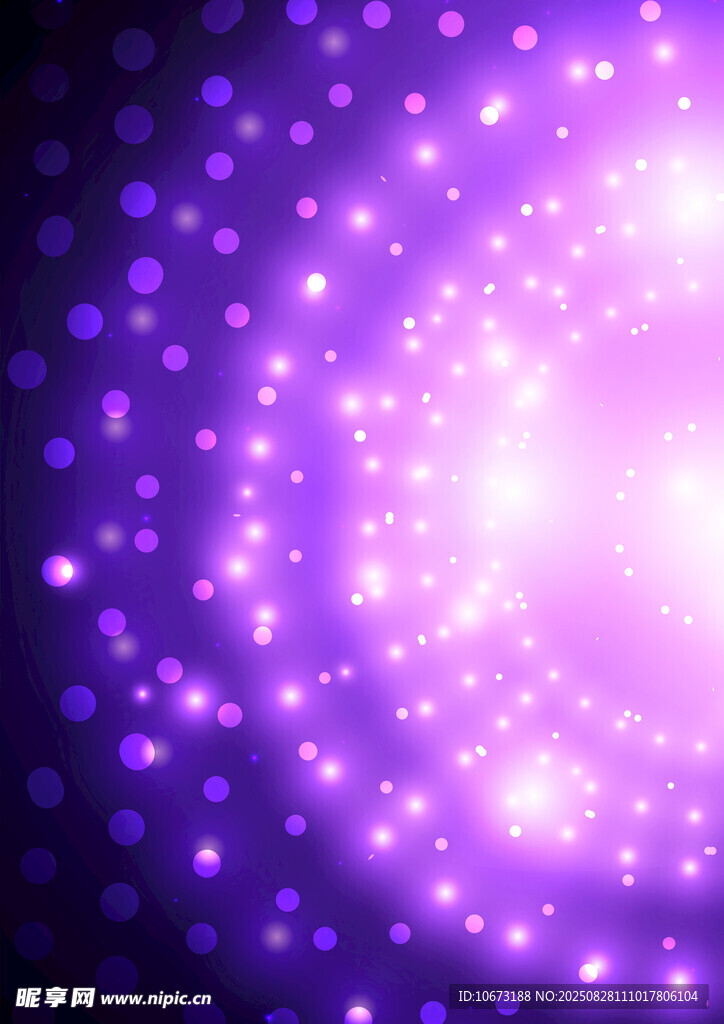 夢(mèng)幻紫色光斑背景圖