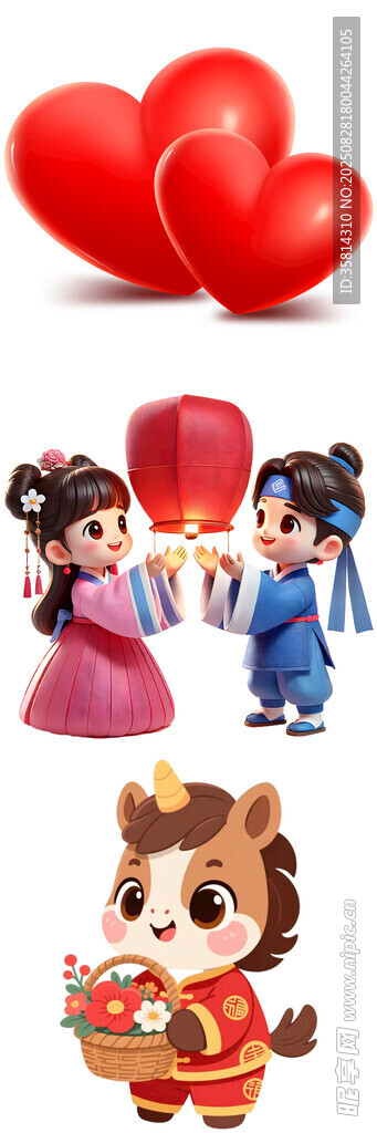 情人節(jié)與生肖元素場(chǎng)景