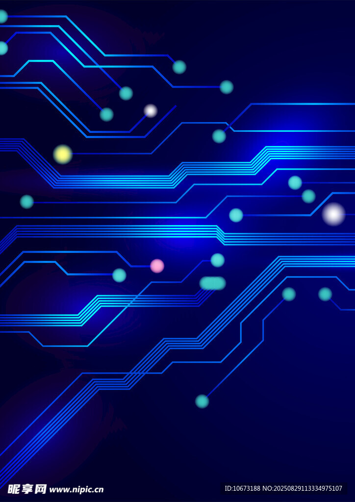 科技感電路板背景圖案