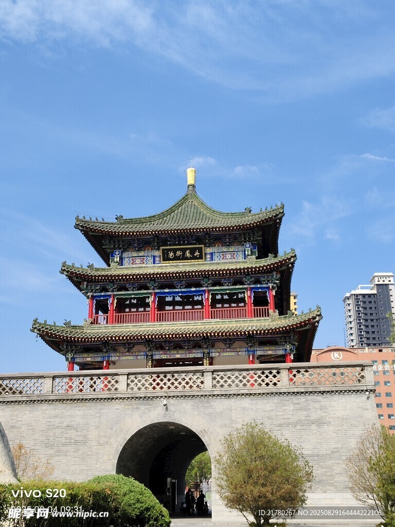 古城樓建筑景觀