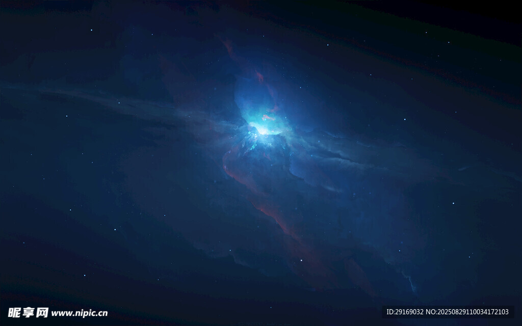 神秘宇宙中的閃耀光芒
