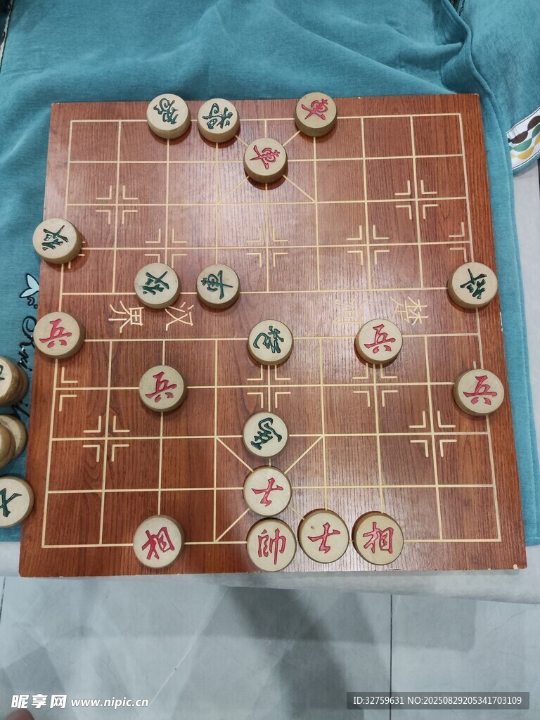 中式象棋棋局現(xiàn)場(chǎng)