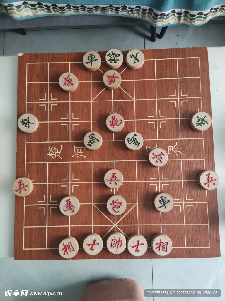 中式象棋棋局特寫