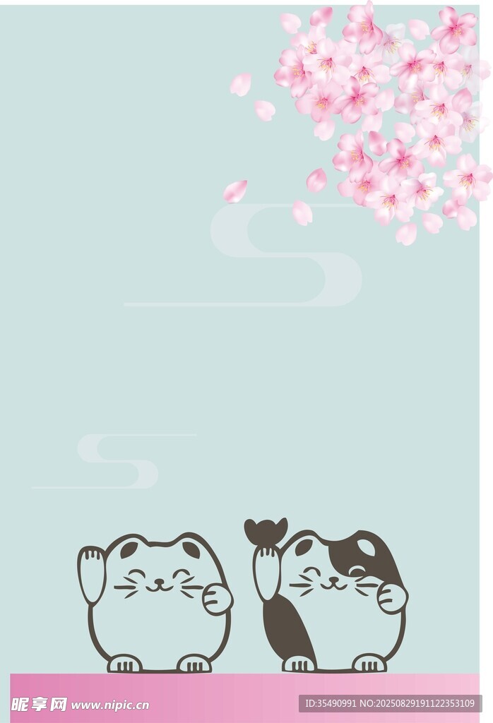 卡通招財貓