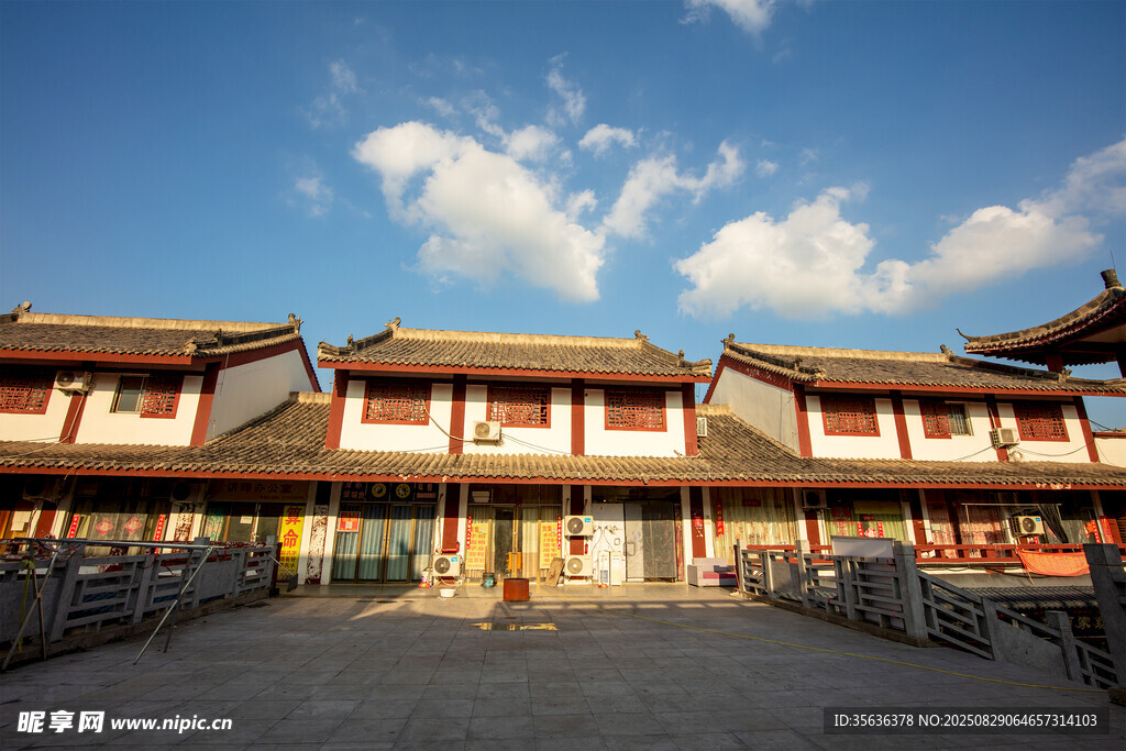中式古建筑群落景觀