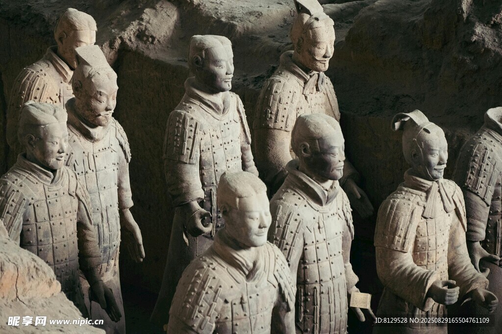 秦始皇陵兵馬俑壯觀景象