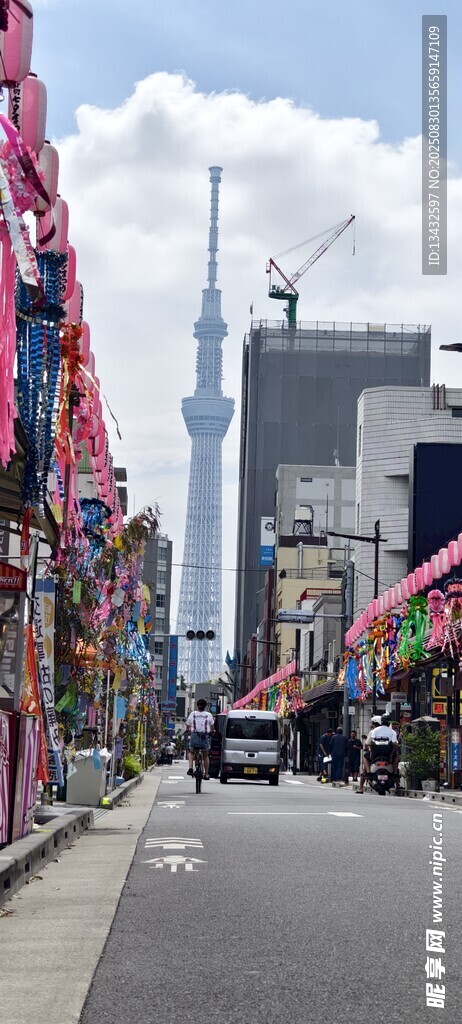 城市多彩街道景觀
