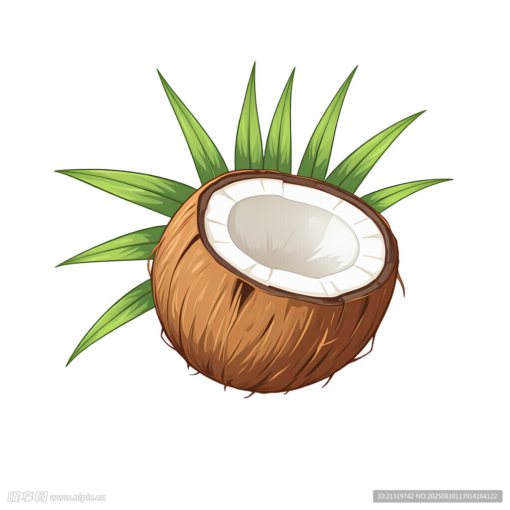 椰子插畫