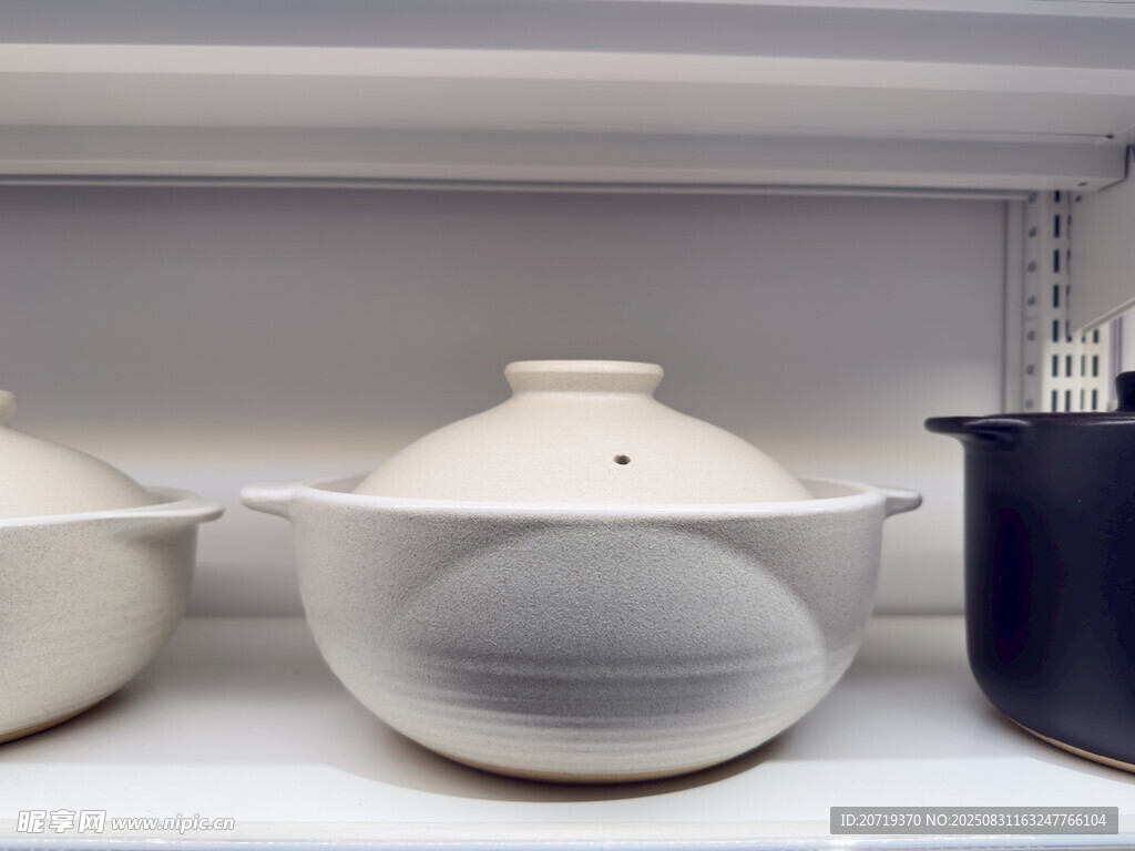 白色陶瓷砂鍋