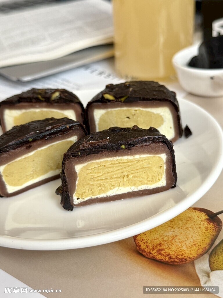 冰皮巧克力月餅