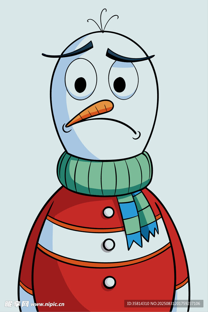 愁容雪人