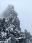 老君山的雪天