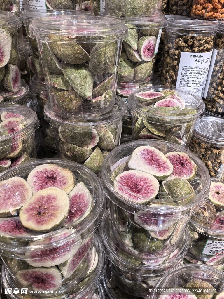 袋裝無花果干待售