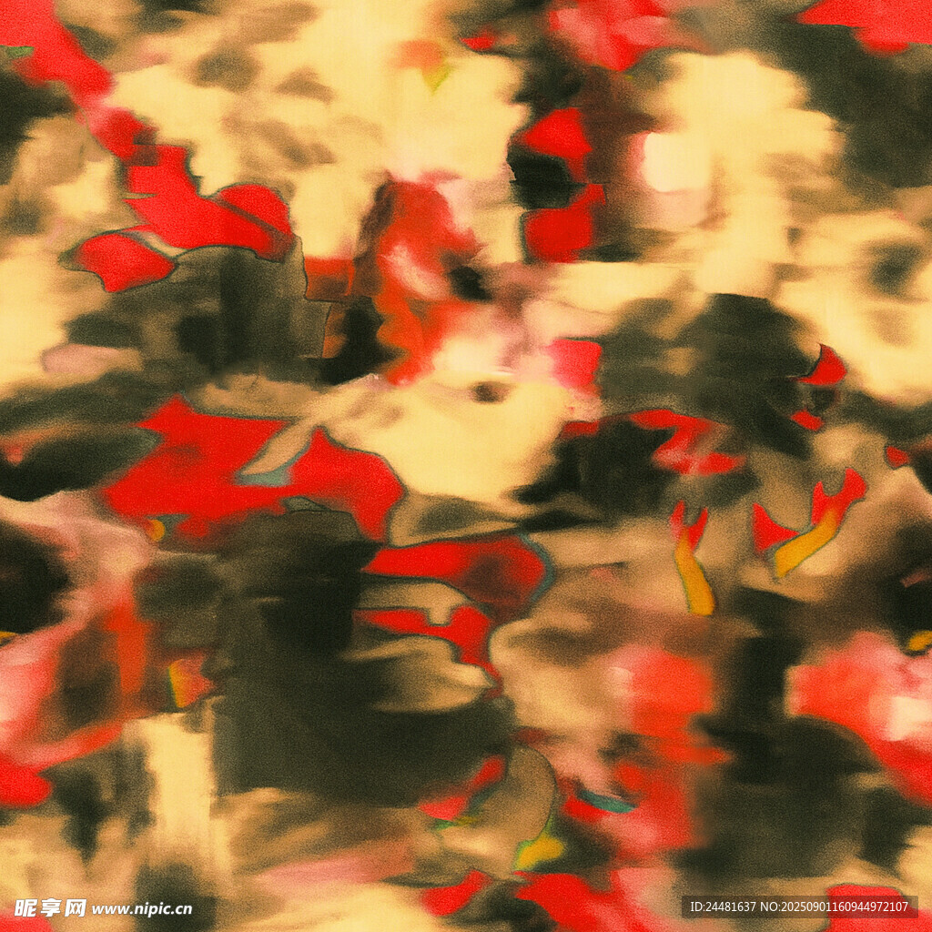 抽象色彩交織藝術(shù)圖案