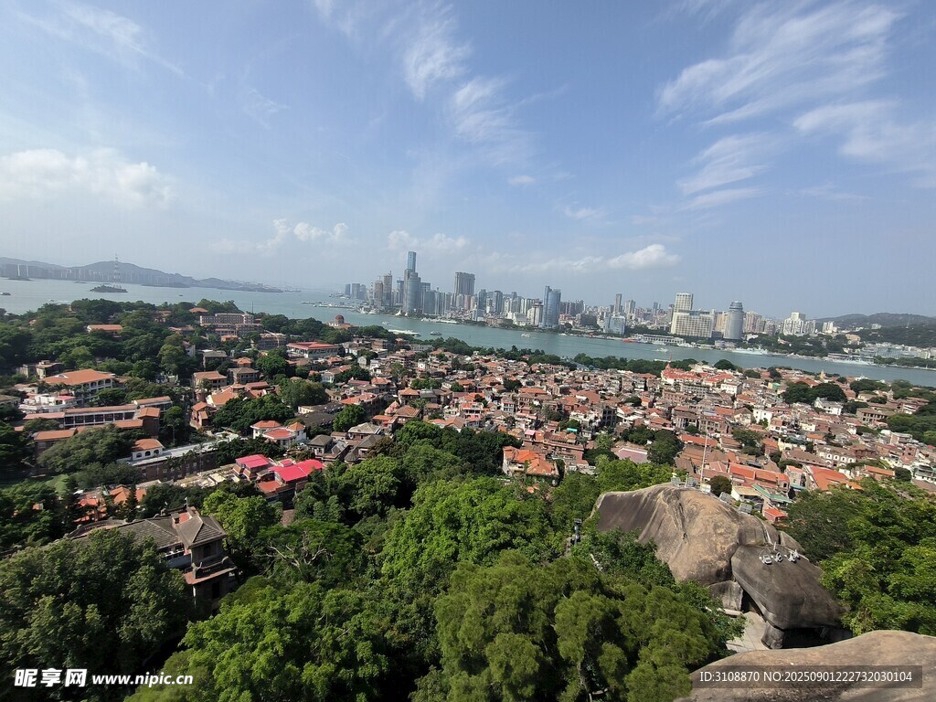 廈門城市與自然交融美景