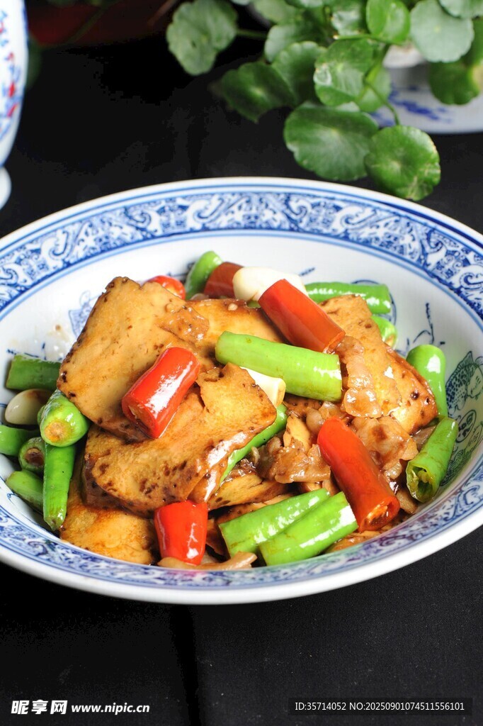 青椒豆腐干
