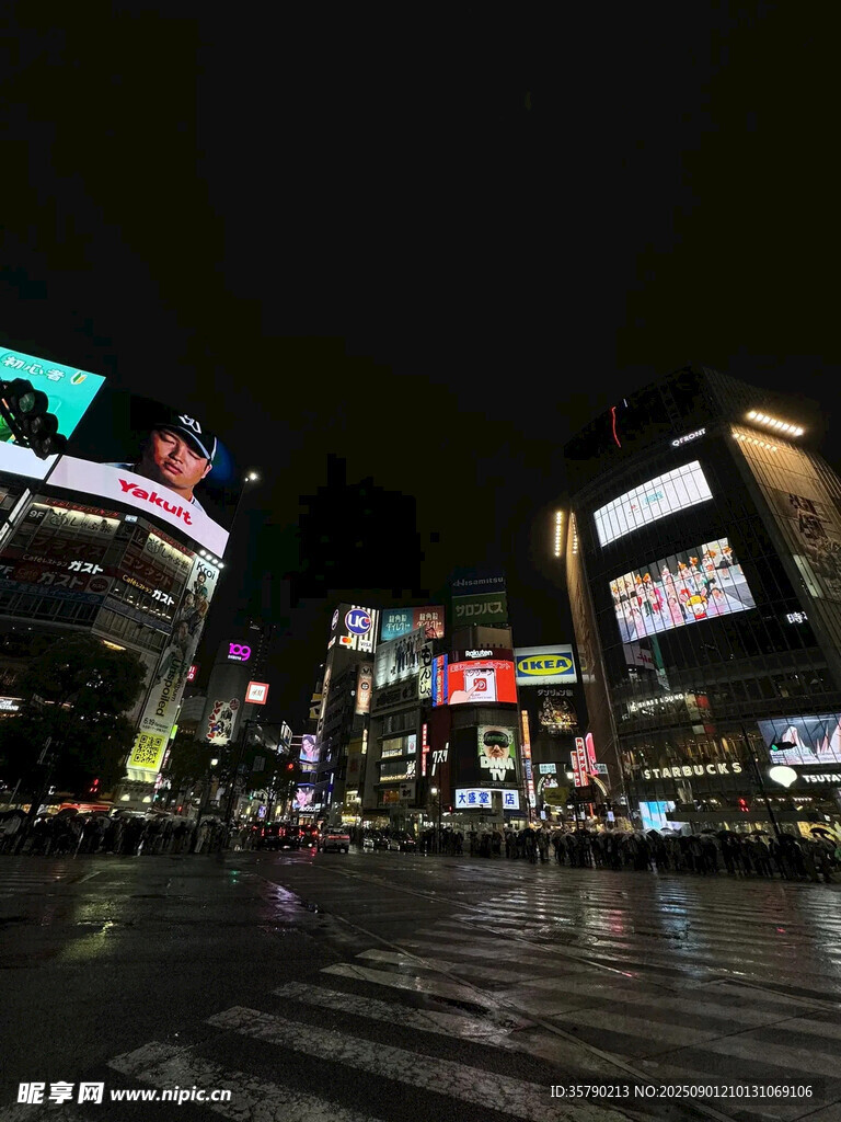 繁華都市夜景