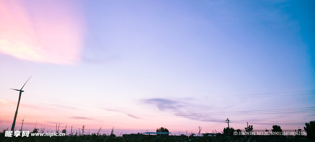 平原晚霞