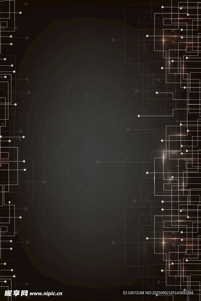 科技感深色線條背景圖