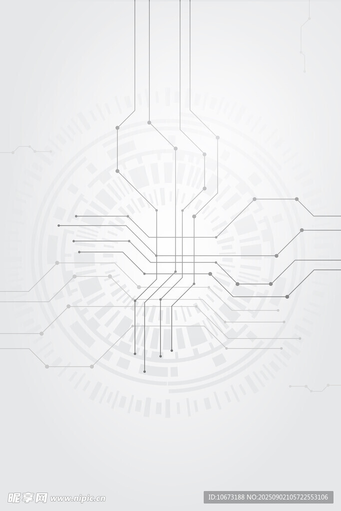 簡(jiǎn)約白色電路板圖案