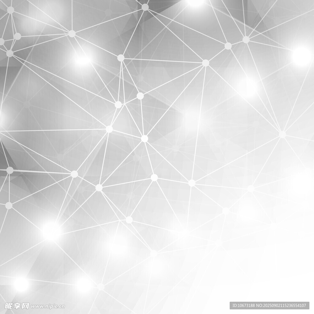 科技感灰白幾何線條背景圖