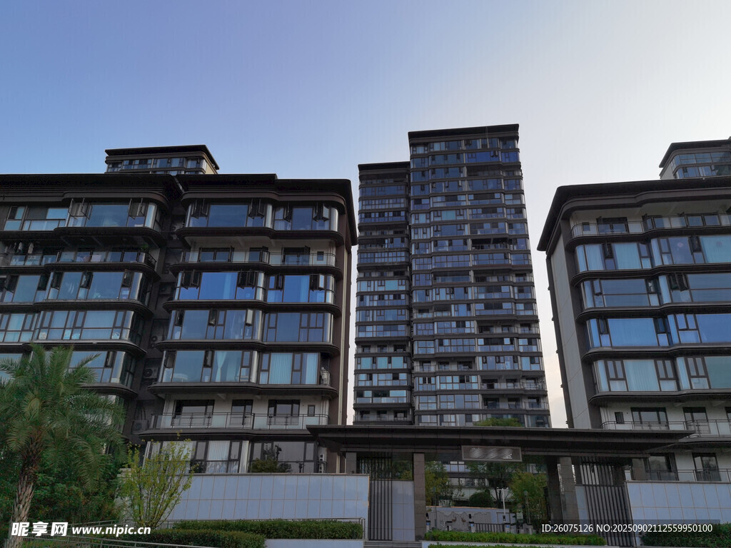 現(xiàn)代高層住宅建筑外觀