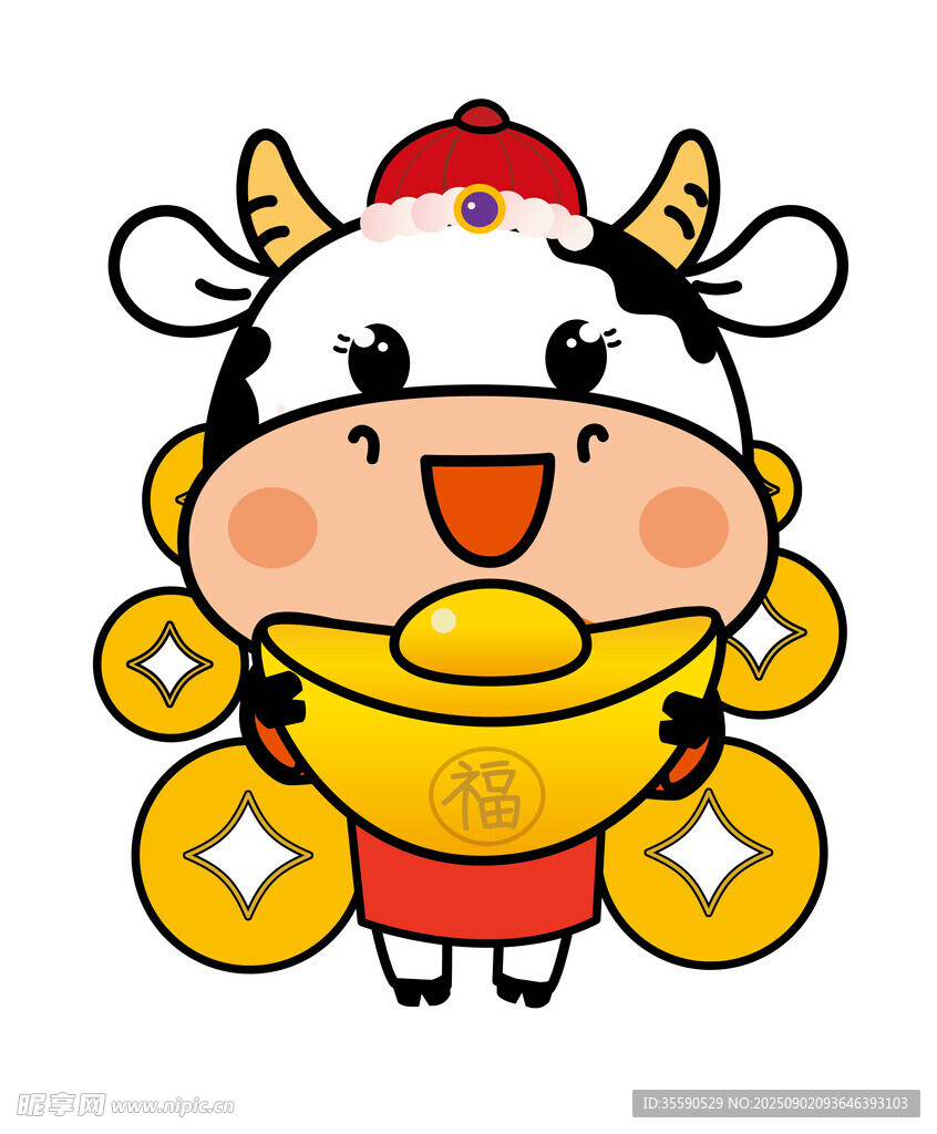 招財小牛賀歲