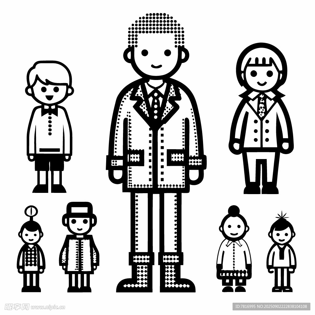 多樣風(fēng)格人物插畫集合