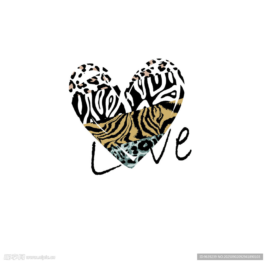 愛心 love