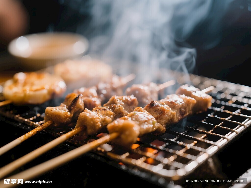 炭火烤串 