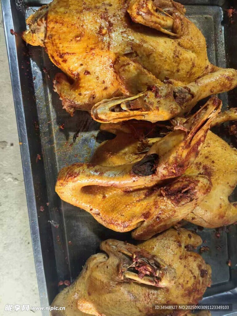 美味烤雞特寫