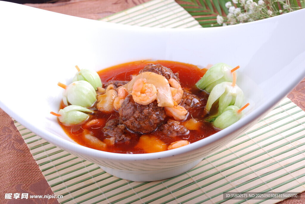蝦仁肉丸蔬菜煲