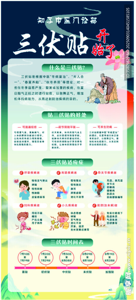 三伏貼宣傳海報(bào)