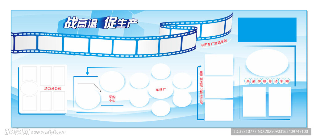 生產(chǎn)車間展板