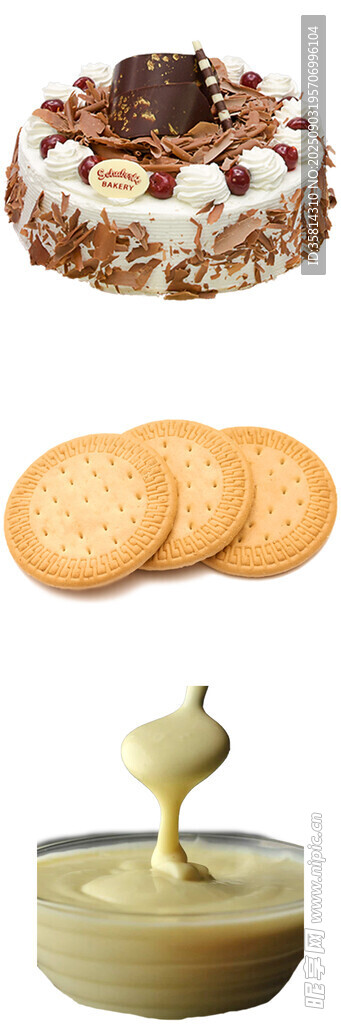 美味糕點(diǎn)與蘸醬組合