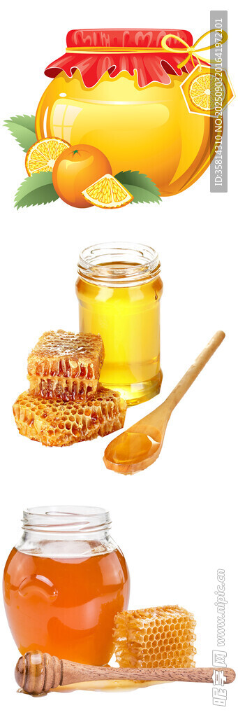多樣美味蜂蜜產(chǎn)品展示