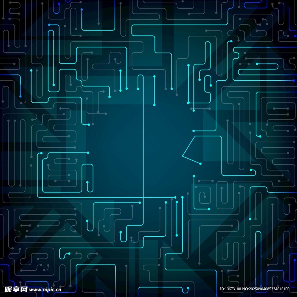 科技風(fēng)電路板背景圖案