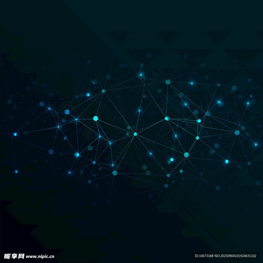科技感星空粒子背景圖